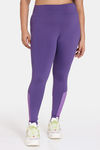 Zelocity True Curv Quick Dry Gym Leggings - Imperial Purple — thumbnail 2